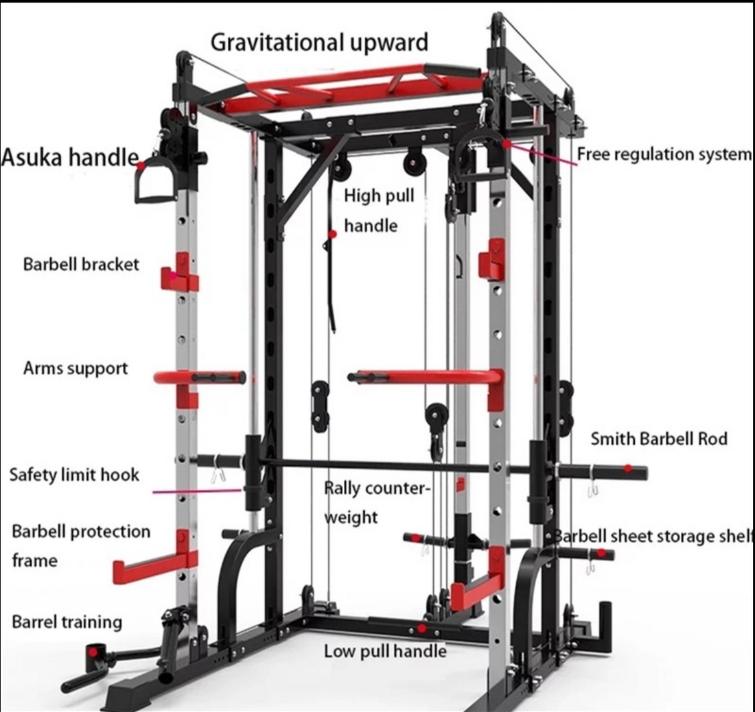 Home Gym Smith Machine (Full Rack)